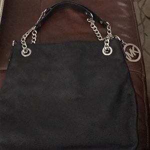 Michael Kors hobo satchel geniune leather